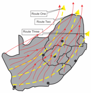 Identified Migration Route